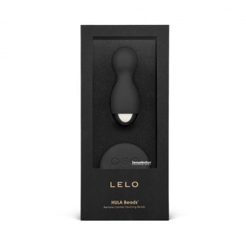 Hula Beads Black - Rotating Vibrator Egg