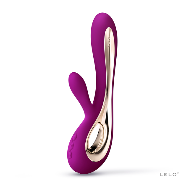 Soraya 2 Deep Rose - Oppladbar Dobbelvibrator