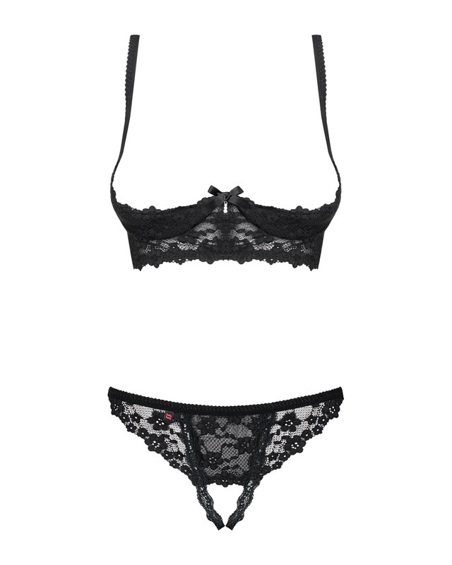 LETICA - BLACK CUPLESS SET