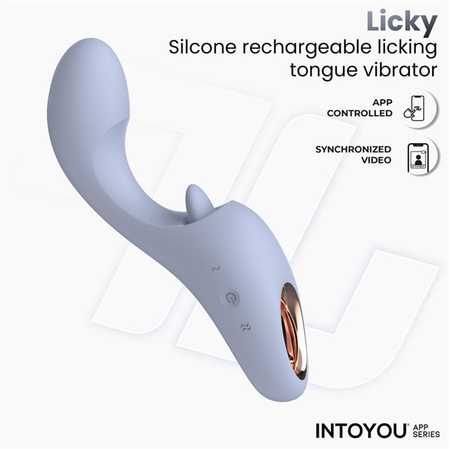 Licky Licking Tongue Vibrator With App