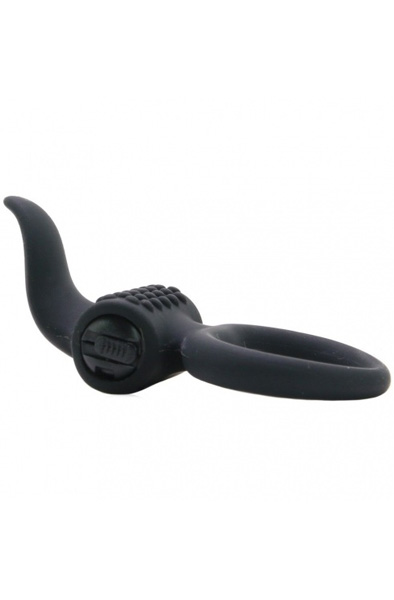 Lingus Vibrating Cock Ring Black