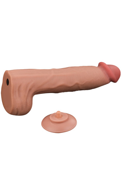 Dual Layer Sliding Skin Dildo 36 cm