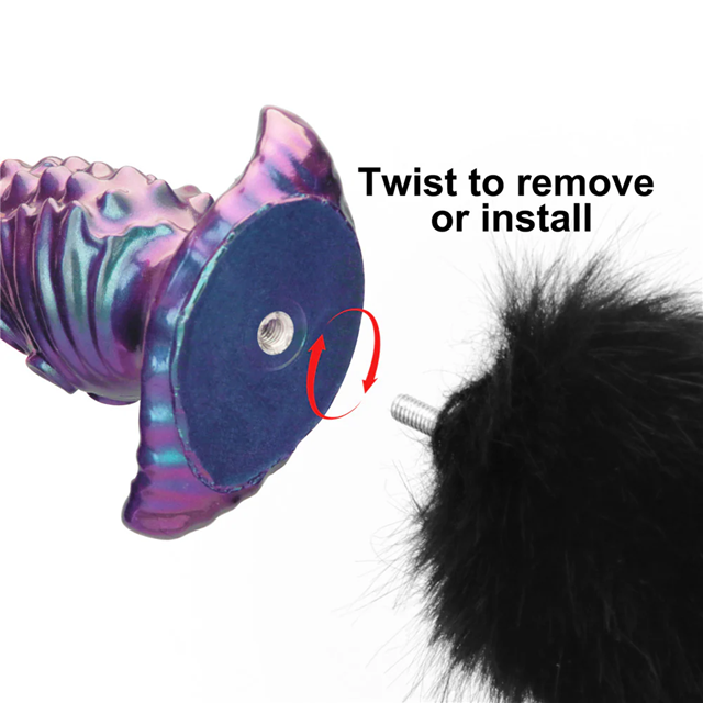 MystiTail Anal Plug With Tail 12 cm