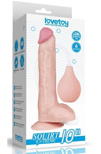 Squirt Extreme Dildo Flesh 25,5 cm