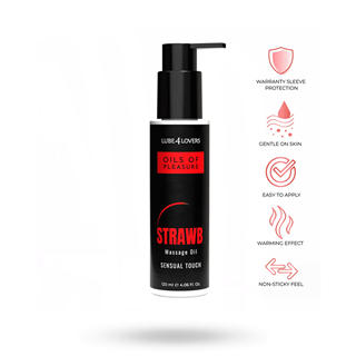 Oils Of Pleasure – Strawberry Massage Oil 120 Ml