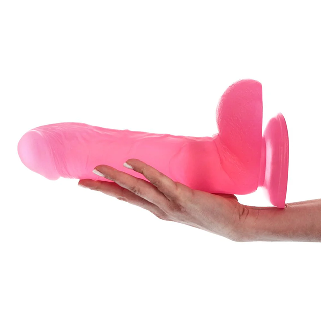 Lucio Transparent Dildo Pink 28 cm
