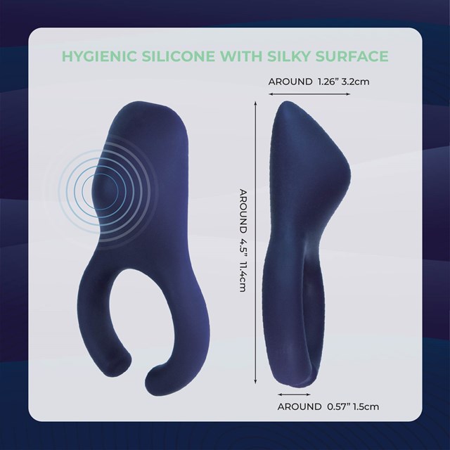 Bendable Beat Cock Ring With Clit Stimulator