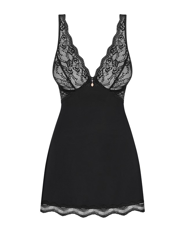 LUVAE - BLACK BABYDOLL & THONG