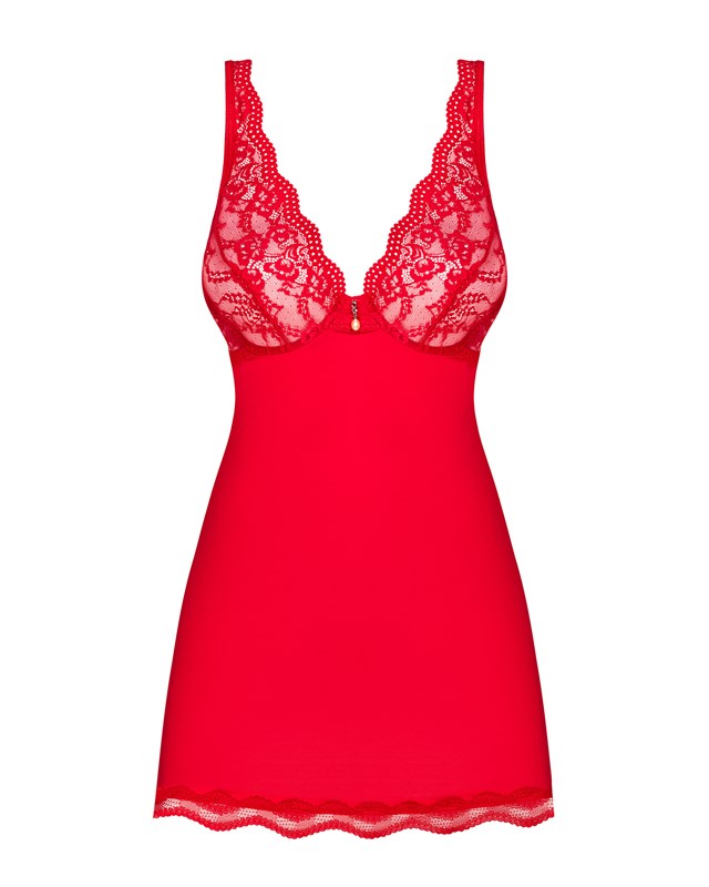 LUVAE - RED BABYDOLL & THONG