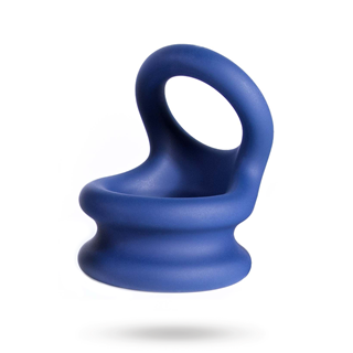 Macho Armour Silicone Cock Ring Blue