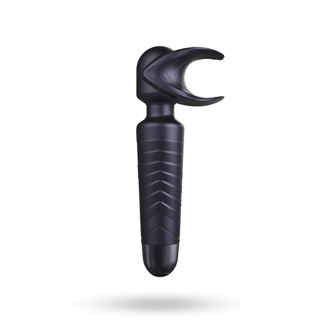 MAN.WAND BLACK PLUM RECHARGEABLE MASTURBATOR