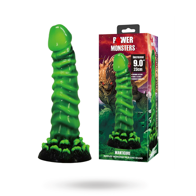 Manticore Rippled Monster Silicone Dildo 23 cm
