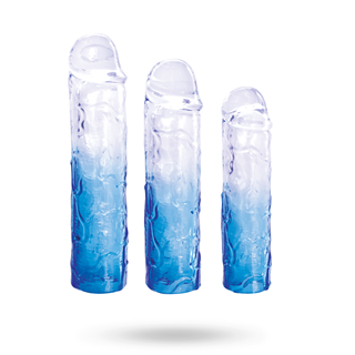 Massive 3-in-1 Extension Sleeve Pack Blue/clear