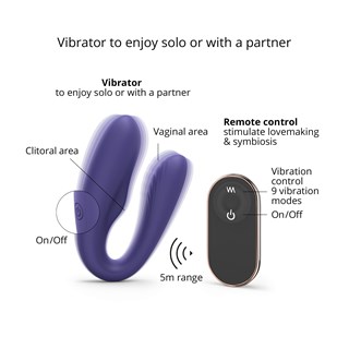 Match Up Parvibrator - Midnight Indigo