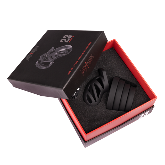 MANCAGE #23 CHASTITY 6.5cm - COCK CAGE Black