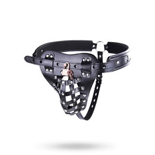 Mens Chastity Pants With Cage Adjustable