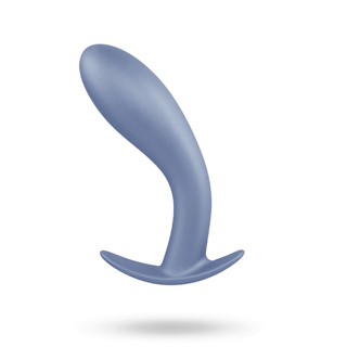 Metallic Glam Silicone Anal Plug 10.2cm