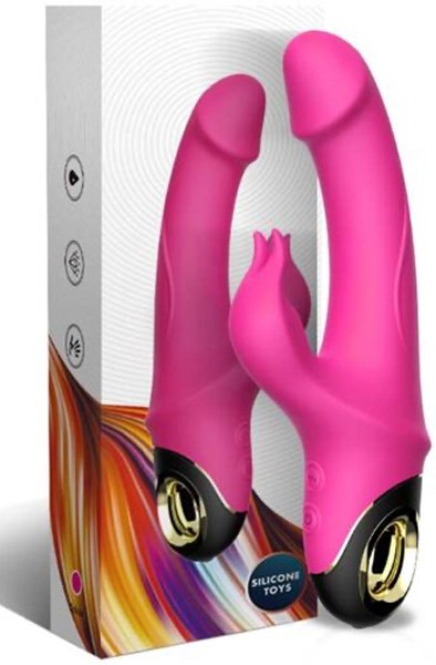 Meteror Vibrator Rabbit Rotator Dildo 22,5 cm