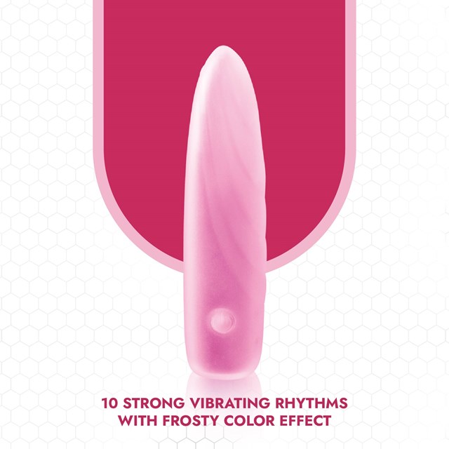 Mini Lust Silicone Vibrating Bullet Pink