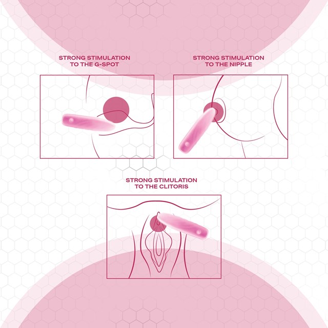 Mini Lust Silicone Vibrating Bullet Pink