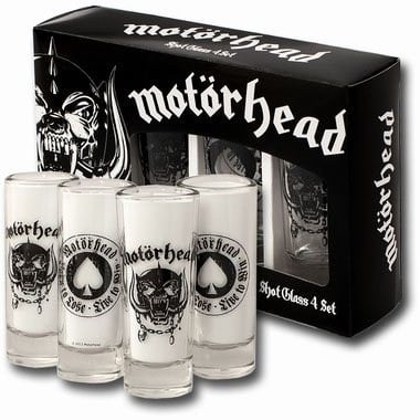 Motörhead Shotglass 4-Pakk