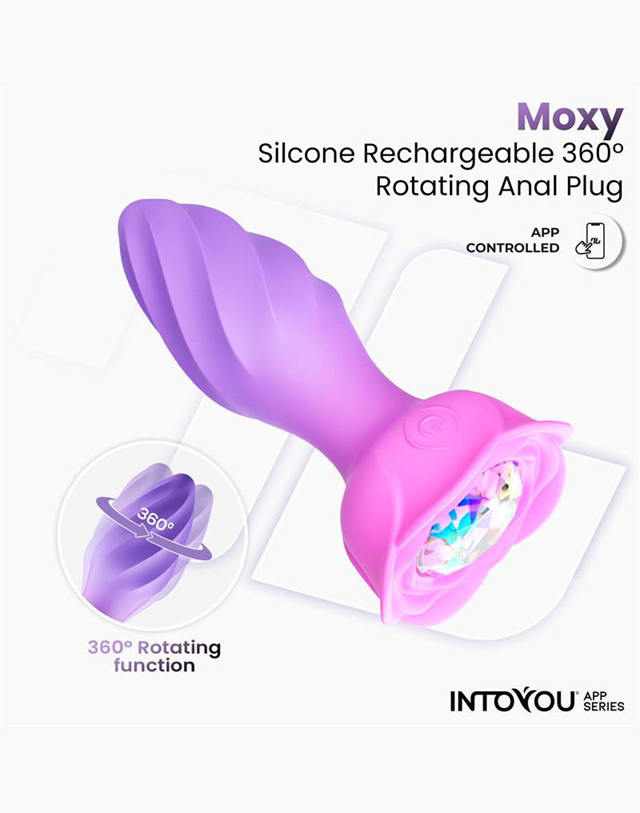 Moxy Butt Plug With 360 Rotation & App