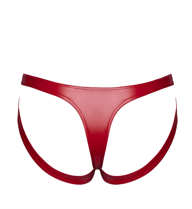 F394 Troublemaker Strappy Panties Red