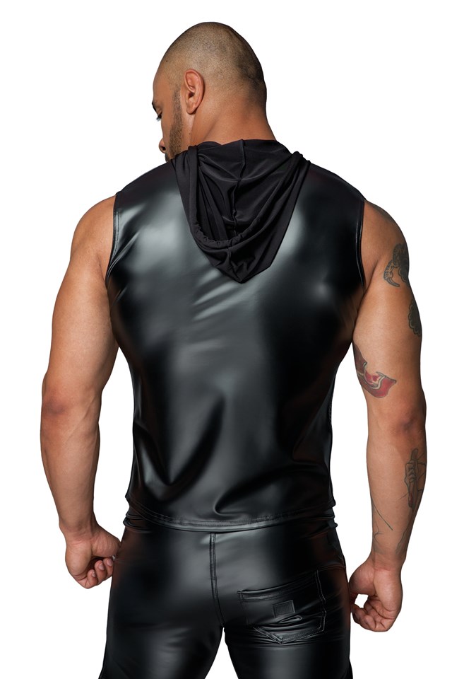 H062 Hooded Shirt With 2-way Zipper
