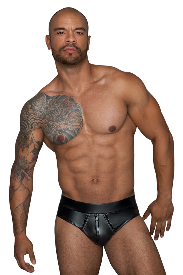 H065 Shorts With Continuous Zipper