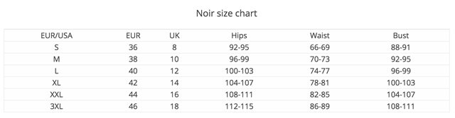 Noir Sexy Stringtruse