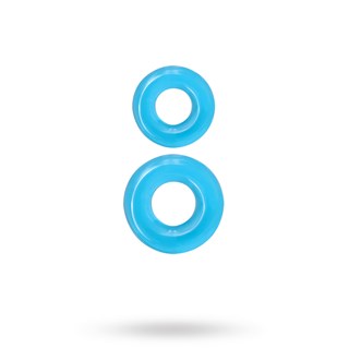 Blue Double Stack - Penisringer