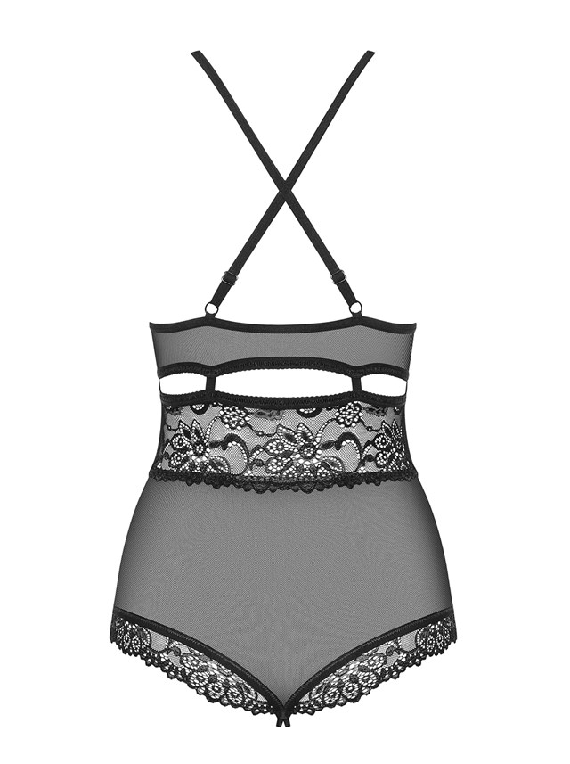 838 - Black Teddy