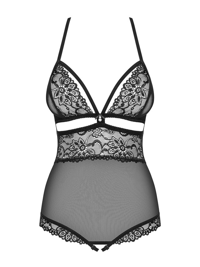 838 - Black Teddy