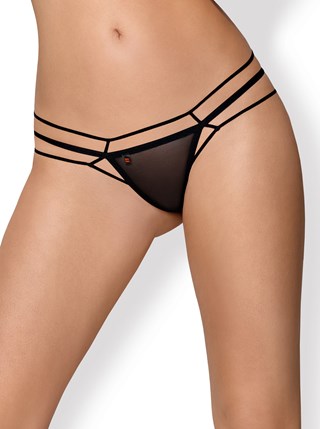 875 - Svart Stringtruse