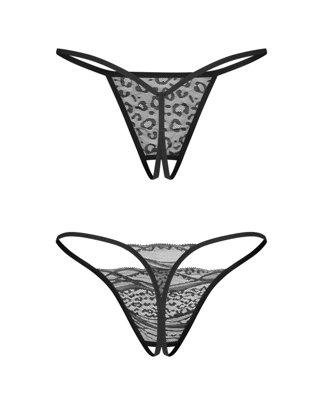 Bianca Crotchless Thong 2-pack