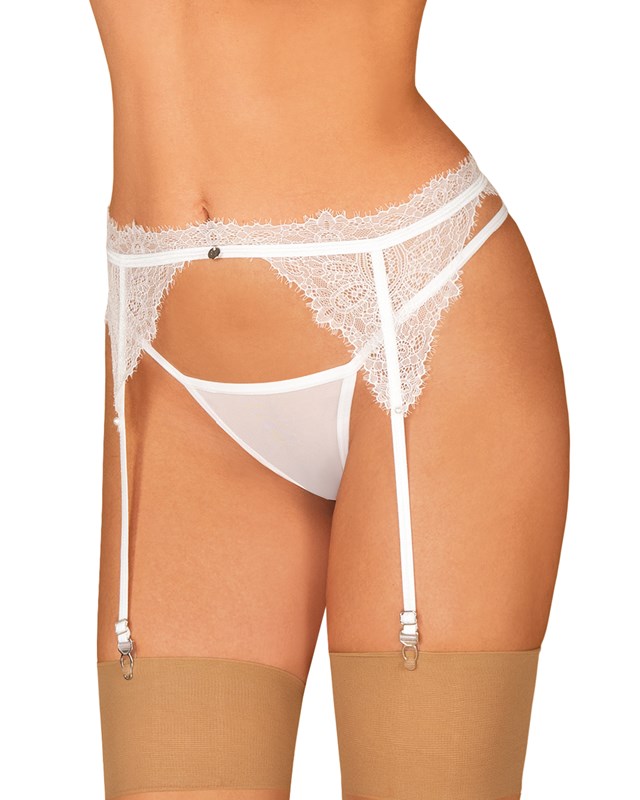 BIANELLE - WHITE GARTER BELT