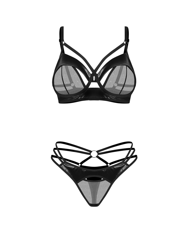 Dominna 2-pcs Lingerie Set Black