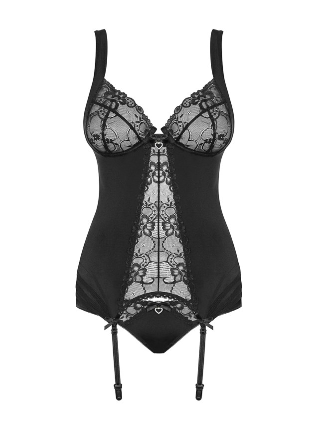 Heartina Black - Korsett og Stringtruse