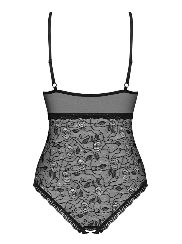 818 - Svart Blondeteddy