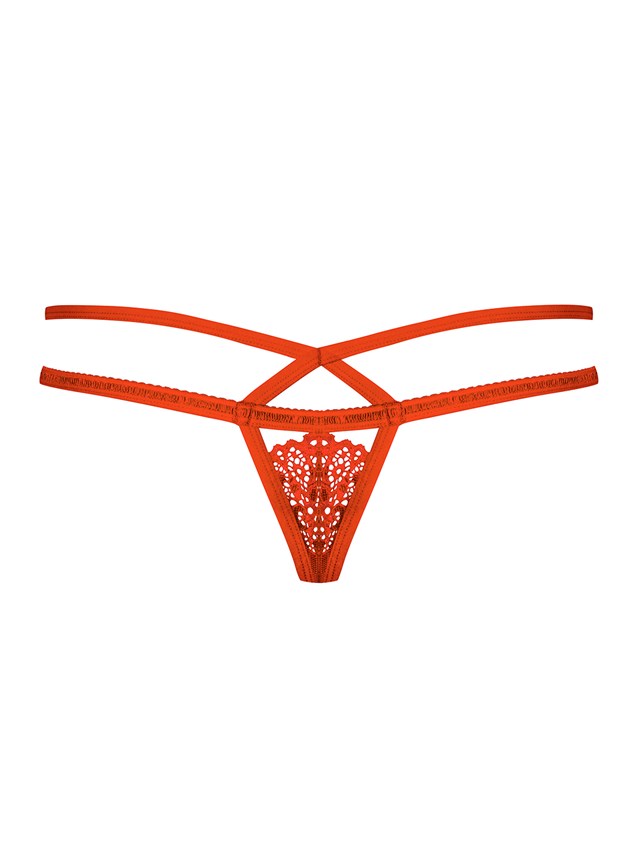 838 - Rød Sexy Stringtruse