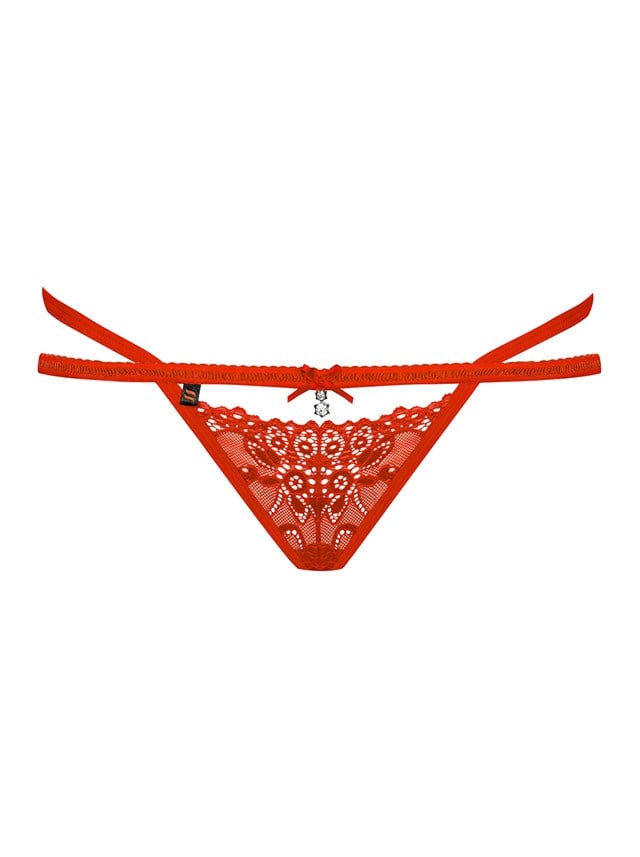 838 - Rød Sexy Stringtruse