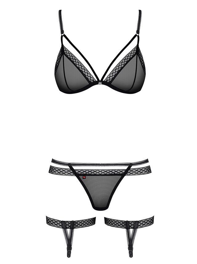 855 - Sexy Svart Sett