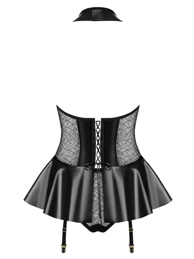 859 - Korsett og Stringtruse i Wetlook-style