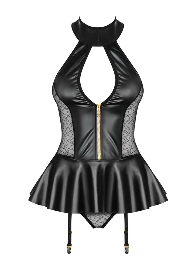 859 - Korsett og Stringtruse i Wetlook-style