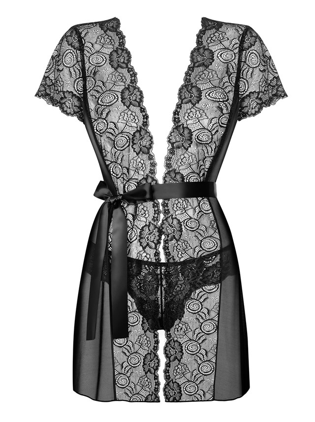 Alluria - Peignoir og Stringtruse