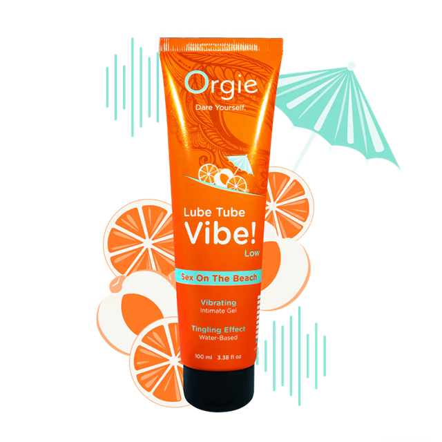 Orgie Lube Tube Vibe! - Low - Sex On The Beach - 100 ml