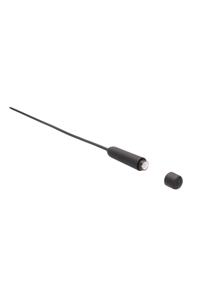 Urethral Sounding Extra Long Silicone Vibrating Bullet Plug