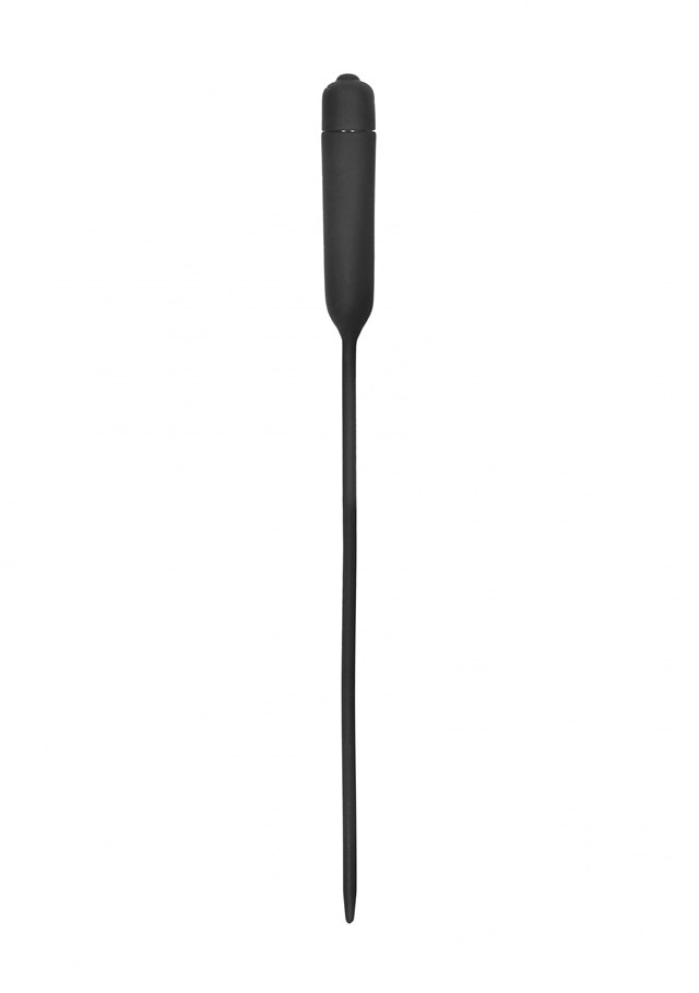 Urethral Sounding Extra Long Silicone Vibrating Bullet Plug
