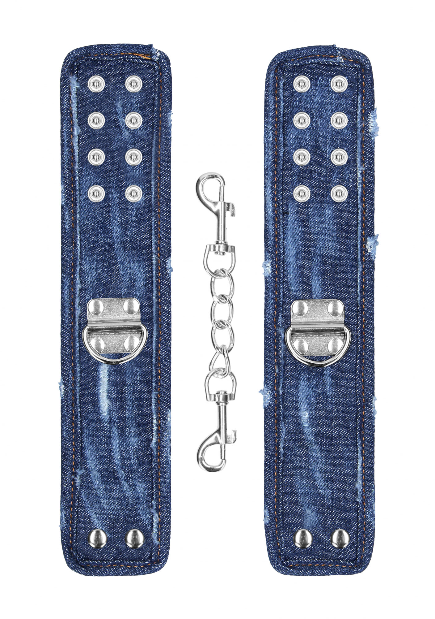 Handcuffs - Roughened Denim Style
