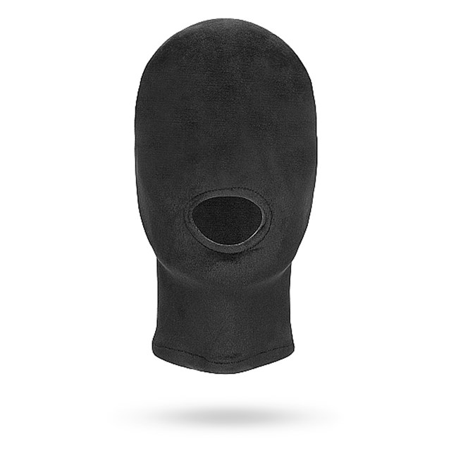 Velvet & Velcro Maske Med Munnåpning